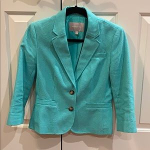 Banana Republic Turquoise Green Blazer Sz 4